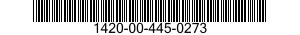 1420-00-445-0273  1420004450273 004450273