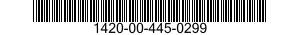 1420-00-445-0299  1420004450299 004450299