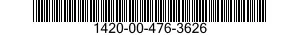 1420-00-476-3626  1420004763626 004763626