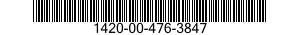 1420-00-476-3847  1420004763847 004763847
