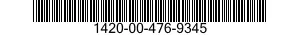 1420-00-476-9345 ACTUATOR,ELECTRO-MECHANICAL,ROTARY 1420004769345 004769345
