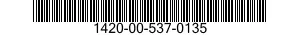 1420-00-537-0135 FIN 1420005370135 005370135