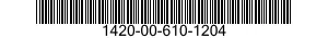 1420-00-610-1204  1420006101204 006101204