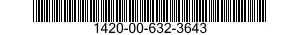 1420-00-632-3643  1420006323643 006323643