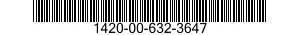 1420-00-632-3647  1420006323647 006323647
