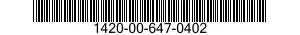1420-00-647-0402  1420006470402 006470402