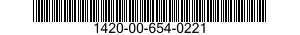 1420-00-654-0221  1420006540221 006540221