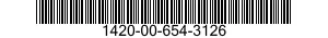 1420-00-654-3126  1420006543126 006543126