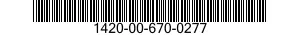 1420-00-670-0277  1420006700277 006700277