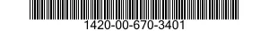 1420-00-670-3401  1420006703401 006703401