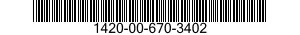 1420-00-670-3402  1420006703402 006703402