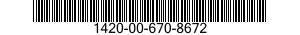 1420-00-670-8672  1420006708672 006708672