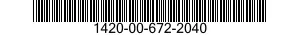 1420-00-672-2040  1420006722040 006722040