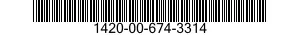 1420-00-674-3314  1420006743314 006743314