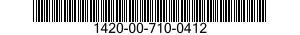 1420-00-710-0412  1420007100412 007100412