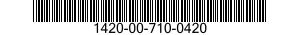 1420-00-710-0420  1420007100420 007100420