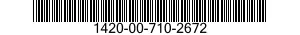 1420-00-710-2672  1420007102672 007102672