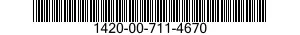 1420-00-711-4670  1420007114670 007114670