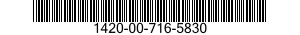 1420-00-716-5830  1420007165830 007165830