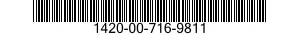 1420-00-716-9811  1420007169811 007169811