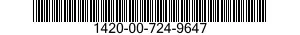 1420-00-724-9647  1420007249647 007249647