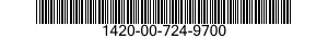 1420-00-724-9700  1420007249700 007249700