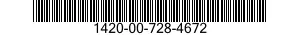 1420-00-728-4672  1420007284672 007284672