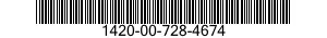 1420-00-728-4674  1420007284674 007284674