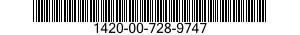1420-00-728-9747  1420007289747 007289747