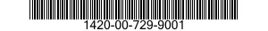 1420-00-729-9001  1420007299001 007299001