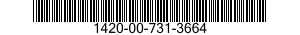 1420-00-731-3664  1420007313664 007313664