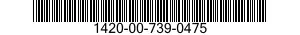 1420-00-739-0475  1420007390475 007390475