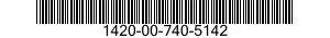 1420-00-740-5142  1420007405142 007405142