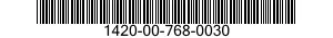 1420-00-768-0030  1420007680030 007680030