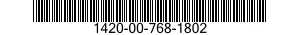 1420-00-768-1802  1420007681802 007681802