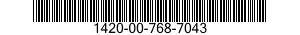 1420-00-768-7043  1420007687043 007687043