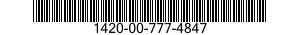 1420-00-777-4847  1420007774847 007774847