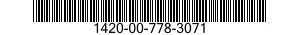 1420-00-778-3071  1420007783071 007783071
