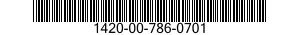 1420-00-786-0701  1420007860701 007860701