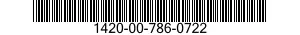 1420-00-786-0722  1420007860722 007860722