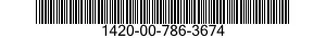 1420-00-786-3674  1420007863674 007863674