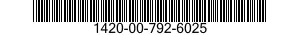 1420-00-792-6025  1420007926025 007926025