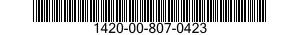 1420-00-807-0423  1420008070423 008070423