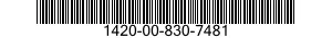 1420-00-830-7481  1420008307481 008307481