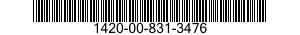 1420-00-831-3476  1420008313476 008313476