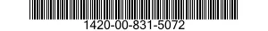 1420-00-831-5072  1420008315072 008315072