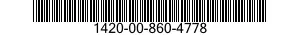 1420-00-860-4778  1420008604778 008604778