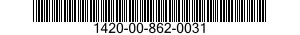1420-00-862-0031  1420008620031 008620031