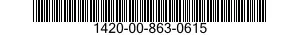 1420-00-863-0615  1420008630615 008630615