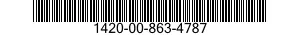 1420-00-863-4787  1420008634787 008634787